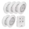 Set 6 lampi LED cu telecomanda MCE0165