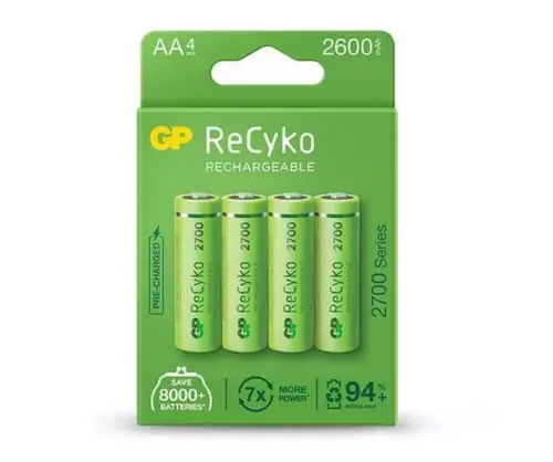 Set acumulatori R6 AA NiMh 2700mAh 4buc GP ReCkyo