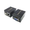 Set adaptor prelungire VGA prin RJ45 CAT5/6/7 maxim 60m 1080P 2buc/set - imagine 3