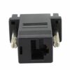 Set adaptor VGA mama la VGA mama prin cablu RJ45 2buc maxim 20m - imagine 2
