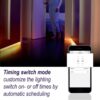 Set Banda LED Smart WiFi Woox R5093 5m RGB color + Alb cald 24W (150buc x 0.16W) - imagine 6