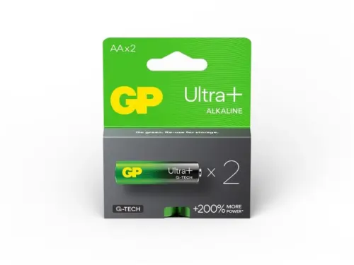 Set baterii alcaline UltraPlus GP AA R6 2buc GP15AUPETA21-2GSB2