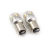 Set becuri LED auto frana P21/5W BA15D dublu filament 12-24V 880lm 15x2835SMD alb Canbus CARGUARD 2buc - imagine 2