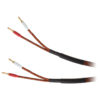 Set cabluri difuzor cu mufe banana 4mm x2 conductor cupru 15AWG 1.6mm2 5m Kruger&Matz KM0335-5M - imagine 2