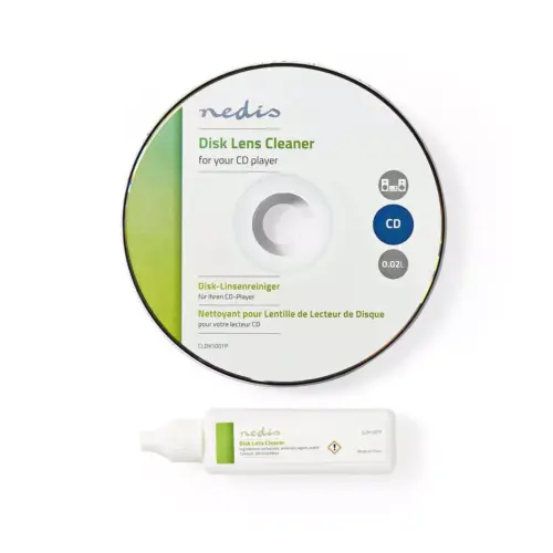 Set CD DVD CLEANER curatat lentila laser 20ml Nedis