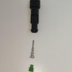 Set conector cablu Superseal 1.5 tata mufa 1 pin 1 pin inclus + 1 garnitura inclusa IP67 TE Connectivity 282103-1-SET-M