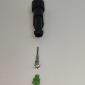 Set conector cablu Superseal 1.5 tata mufa 1 pin 1 pin inclus + 1 garnitura inclusa IP67 TE Connectivity 282103-1-SET-M