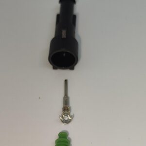 Set conector cablu Superseal 1.5 tata mufa 1 pin 1 pin inclus + 1 garnitura inclusa IP67 TE Connectivity 282103-1-SET-M