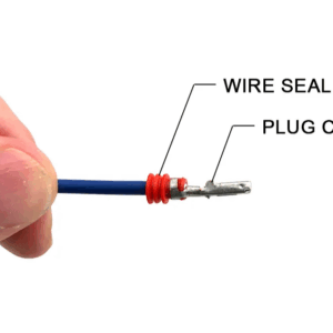 Set conector cablu Superseal 1.5 tata mufa 3 pin 3 pini inclusi + 3 garnituri incluse IP67 TE Connectivity 282105-1-SET-M