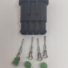 Set conector cablu Superseal 1.5 tata mufa 4 pin 4 pini inclusi + 4 garnituri incluse IP67 TE Connectivity 282106-1-SET-M