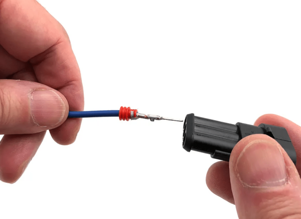 Set conector cablu Superseal 1.5 tata mufa 5 pin 5 pini inclusi + 5 garnituri incluse IP67 TE Connectivity 282107-1-SET-M - imagine 3