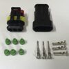 Set conectori cablu Superseal 1.5 tata-mama mufa 3 pin +6 pini inclusi + 6 garnituri incluse IP67 TE Connectivity 282105-1-SET-M - imagine 2