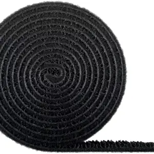 Set de gestionare fixare cabluri 1m negru Goobay