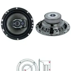 Set difuzoare 6.5" auto 16.25cm 100W PEIYING 2buc