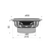 Set difuzor auto 2 cai 4 Ohmi 130mm 75W tweeter 30mm dome MYLAR 2buc SAL CX 504 - imagine 2