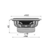 Set difuzor auto 2 cai 4 Ohmi 55W tweeter 30mm dome MYLAR 2buc SAL CX 404 - imagine 2