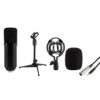 Set microfon profesional de studio tripod cablu XLR-3.5 mm SAL M 12 - imagine 2