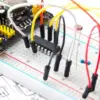 Set placa test breadboard 830 16.5x5.5x0.85cm +Set cabluri breadboard si alimentat - imagine 2