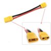 Set prelugitor mufa XT30 tata mama cu cablu siliconic 16AWG 20cm max 15A 500V - imagine 2