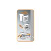 Set suporti coliere cablu 50buc 28x28mm negru utilizare in exterior/interior autoadeziv HOME - imagine 2
