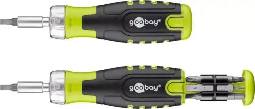 Set surubelnita cu 30biti si 9 tubulare CrV Goobay