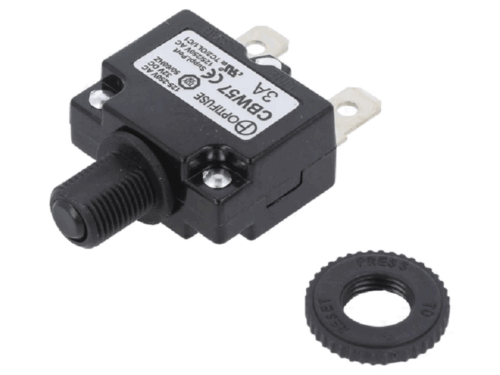 Siguranta termica 3A Imax1kA 125V 250V 32VDC 50VDC OPTIFUSE CBW57-ES-3A