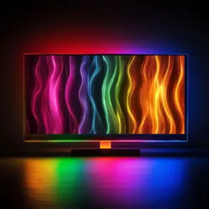 Sir 3m lumina Smart TV - USB 30 LED-uri RGB Bluetooth/telecomanda 58387