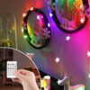 Sir de lumina inteligenta WI-FI stea USB - 20 LED micro RGBIC RGBIC 16 milioane de culori 2m bluetooth 5.0 IP55 - imagine 3