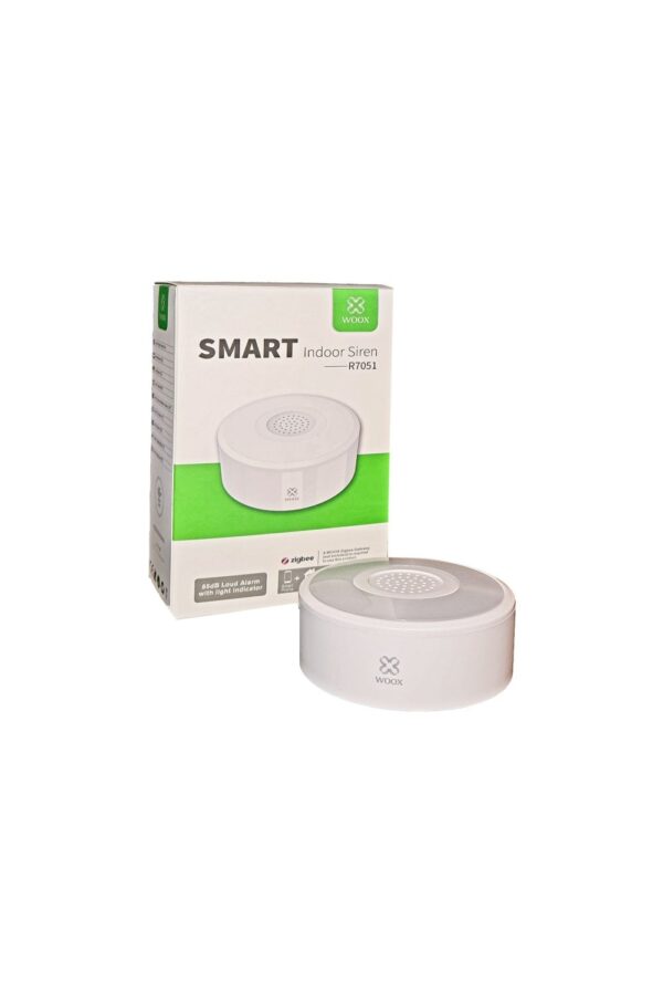 Sirena Smart inteligenta de interior Woox R7051 Zigbee 3.0 - imagine 4