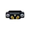 Soclu alimentare DC XT60 tata 3 pin (2+1) lipire neagra 600V AMASS XT60IE-M - imagine 2
