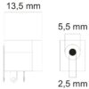 Soclu alimentare mama DC 5.5mm x 2.5mm lipire 5A CLIFF DC-10B FC68149 - imagine 6