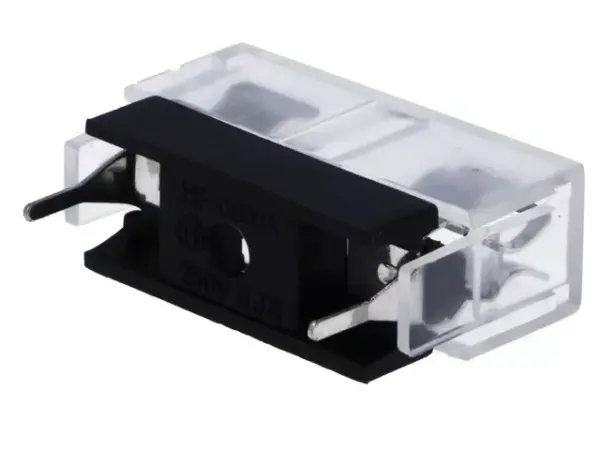 Soclu cu protectie sigurante cilindrice 5x20mm 6A 250V 20mohm PROFFUSE ZH32 - imagine 2