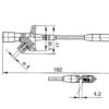 Sonda de test tip clema varf tip arc din otel inoxidabil negru Velleman - imagine 2