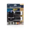 Sonerie digitala neagra fara fir si fara baterie cu 2 unitati de exterior Kinetic IP44 delight - imagine 2