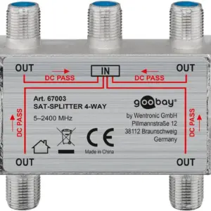 Adaptor 8p8c ISDN RJ45 mama la 2x RJ45 mama alb Goobay