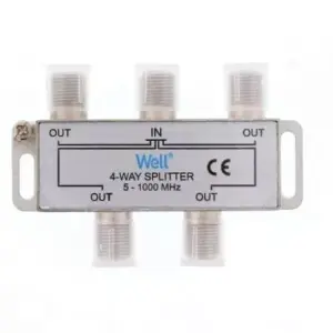 Adaptor 8p8c ISDN RJ45 mama la 2x RJ45 mama alb Goobay