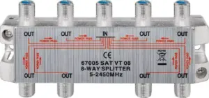Splitter 8 cai semnal TV satelit 5-2450Mhz GOOBAY