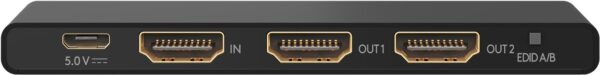 Splitter HDMI 4K 60Hz V2.0 1x HDM 1 la 2x HDMI activ Goobay 58481 - imagine 3