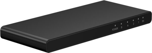 Splitter HDMI 4K 60Hz V2.0 1x HDM 1 la 2x HDMI activ Goobay 58481 - imagine 4