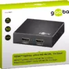 Splitter HDMI activ 1 intrare - 2 iesiri 4K GOOBAY - imagine 4
