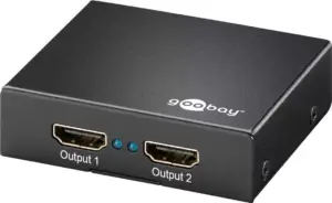 Splitter HDMI activ 1 intrare - 2 iesiri 4K GOOBAY