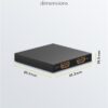 Splitter HDMI V1.4 1 intrare la 2 iesiri 4K30Hz 1080p60Hz Goobay 58480 - imagine 7