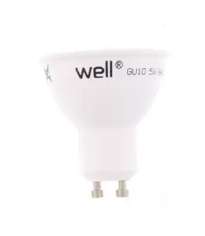 Spot cu led MR16 GU10 5W 230V lumina rece Well