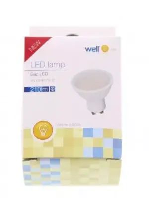 Spot LED MR16 GU10 3W 230V lumina rece Well