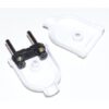Stecher plat euro 10A 250VAC alb P7062 LAVA Sokets 612508133991 - imagine 2