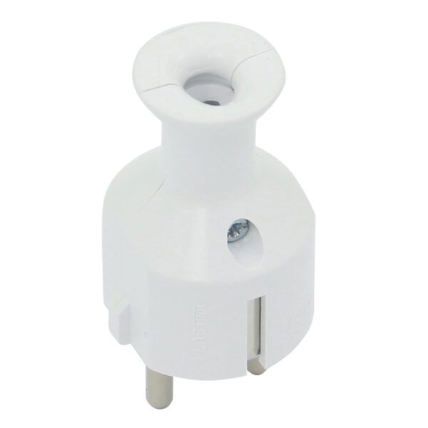 Stecher Shuko iesire dreapta alb WT-40/WE Plastrol - imagine 2