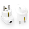 Stecher Shuko iesire laterala alb cu inel prindere WT-16U/Z/WE Plastrol - imagine 2