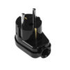 Stecher Shuko iesire laterala negru cu martor LED WT-16U/S/BK Plastrol - imagine 2