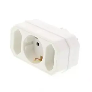 Stecher triplu mixt 1x SCHUKO +2x EURO Well