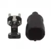 Stecher volanta 250V 50hz 16A neagra - imagine 2